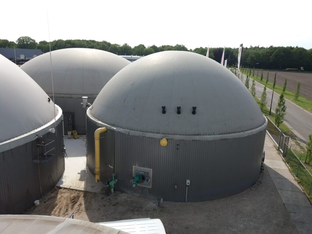 Biogasdak Esbeek Nederland