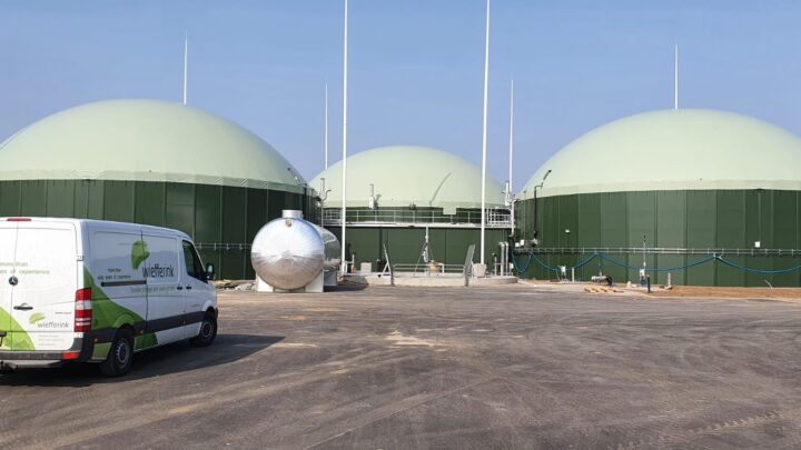 3x Biogasafdekking Krzeszyce Polen