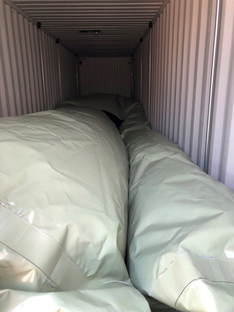 Gaszak in 40ft container