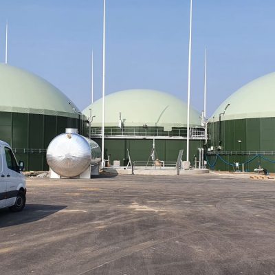 3x Biogasafdekking Krzeszyce Polen